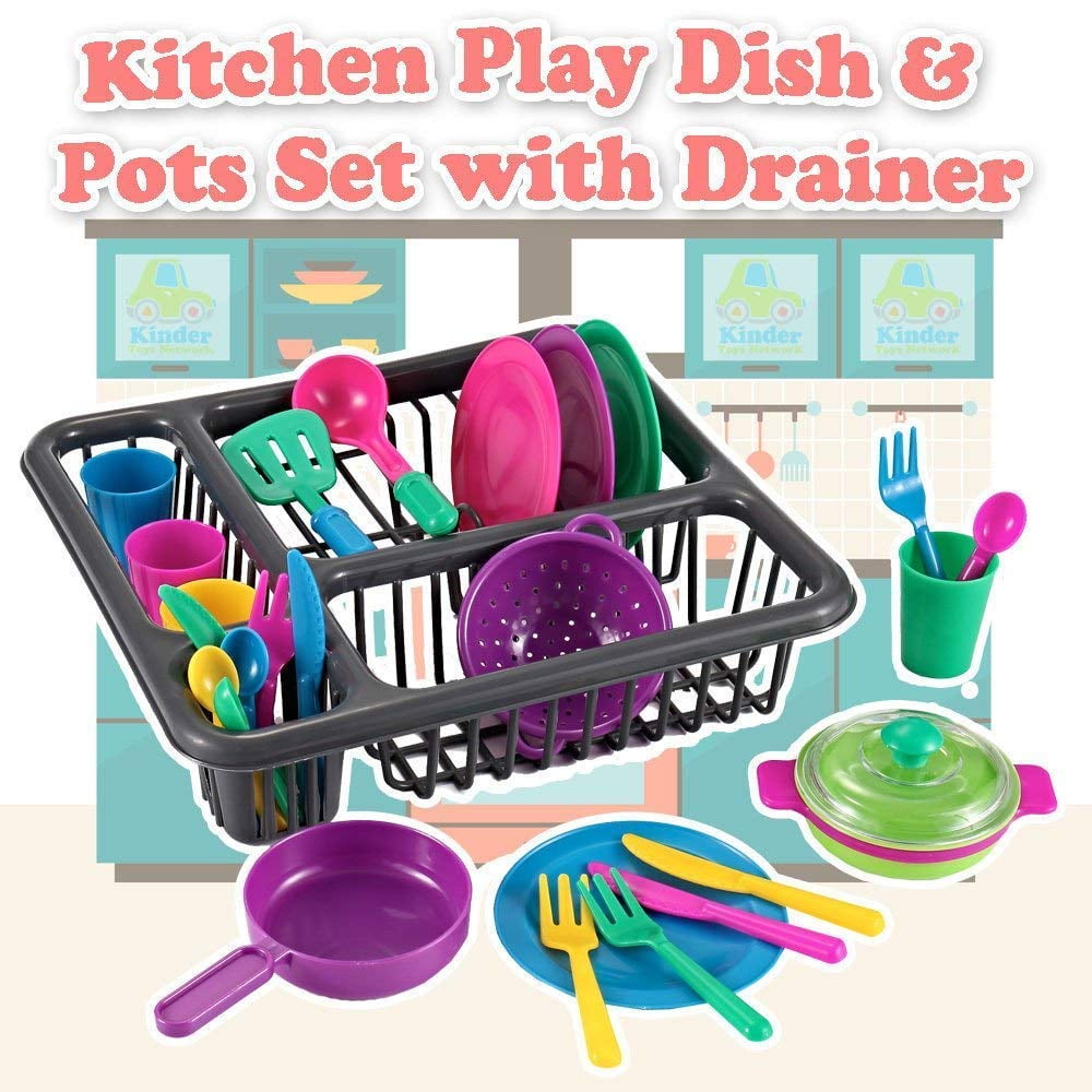USToyOutlet Kitchen Connections Tableware Set - Mixed Colors