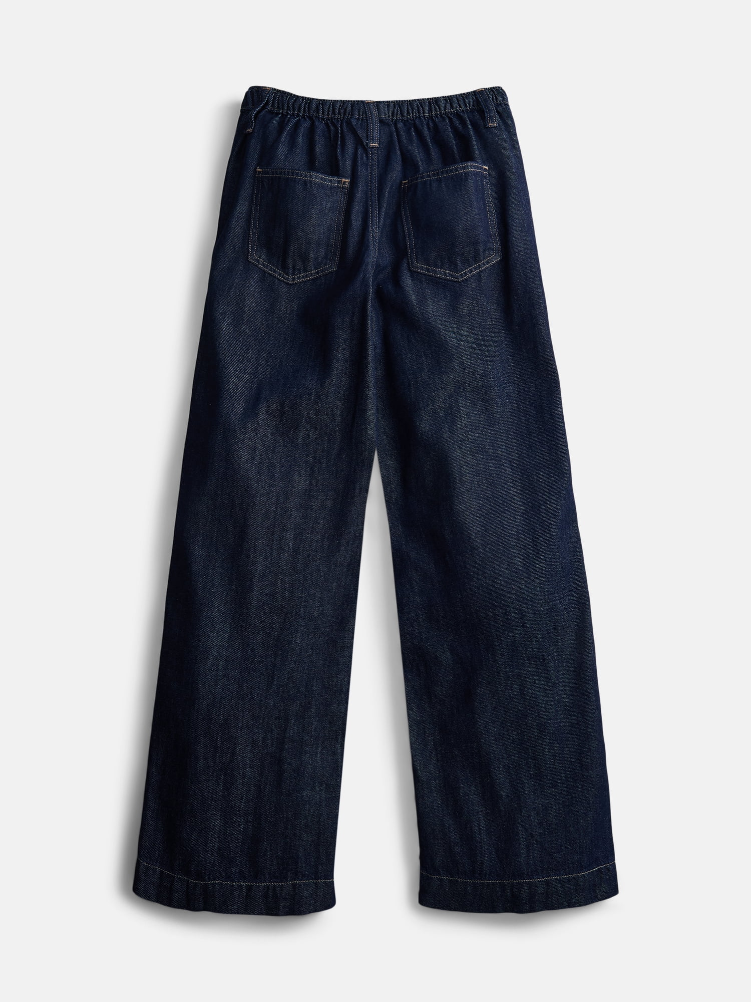 Weekend Academy Girls Tie Waist Cotton Jeans, Sizes 4-18