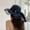Navy, variant on IDALL Straw Hat Visor Hats for Women Summer Hats For Women Mesh Wave Pearl Ribbon Hat Little Girl Sun Cap Ladies Hats Beach Hat Hats for Women Navy M