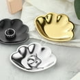 thumbnail image 1 of Xihbxyly Bandeja para Guardar Joyas, Organizador Pequeño para Dormitorio, Diseño de Metal Dorado y Plateado, Elegante y Práctica para Cosméticos, Decoración Del Hogar, Regalo Ideal, Tamaño 9 X 7 X 2, 1 of 6