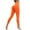 Orange, variant on oqasdz Womens Leggings Lifting Gym Seamless Sports High Waist Fitness Workout Running Yoga Pants S