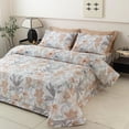 thumbnail image 2 of Colcha de algodón 100% en la cama, cubierta de cama con estampado de punto a cuadros, colcha doble y cubrecamas, colcha para parejas, 2 of 5