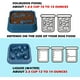 thumbnail image 2 of Adecuado para perros pequeños y medianos con dispositivo de alimentación lenta, comedero para perros, antideglución y dieta saludable, 2 of 5