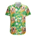 thumbnail image 3 of Camisa de playa con estampado 3D de perro y animal divertido, lindas camisetas con gráficos de mascotas para hombres, ropa, camisas hawaianas casuales, blusas de manga corta para niños, 3 of 5