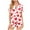 Watermelon Red-A, variant on Uaswgudfs Women's Valentine's Day Pajama Set Button Front Short Sleeve Heart Print Sleepwear Loungewear Nightwear for Women