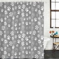 thumbnail image 2 of Dog Claws Bathroom Shower Curtains with 12 Hooks Polyester Waterproof Shower Curtain for Stalls and Bathtubs Grey Vintage Cartoon Funny Animals Print Decorative Bathroom Privacy Curtain 66x72 Inches, 2 of 9
