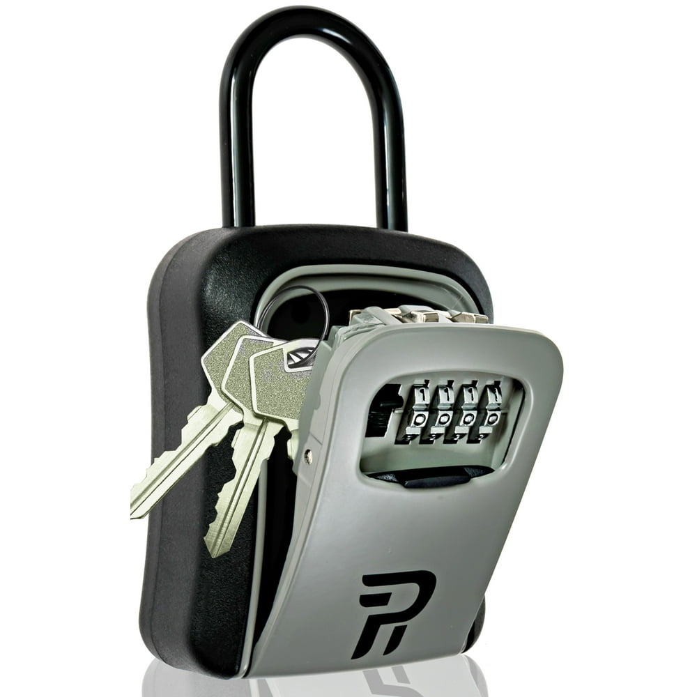 Key Lock Box for Outside Rudy Run Portable Combination Lockbox for