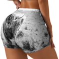 thumbnail image 2 of Naloa Yak Biker Shorts for Women Seamless Scrunch Short Women’s Yoga Shorts for Gym Running Sport Shorts - Small, 2 of 9