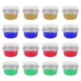thumbnail image 1 of 40pcs Disposable Aluminum Foil Muffin Liners Dessert Cups Lidded Pudding Cups, 1 of 8