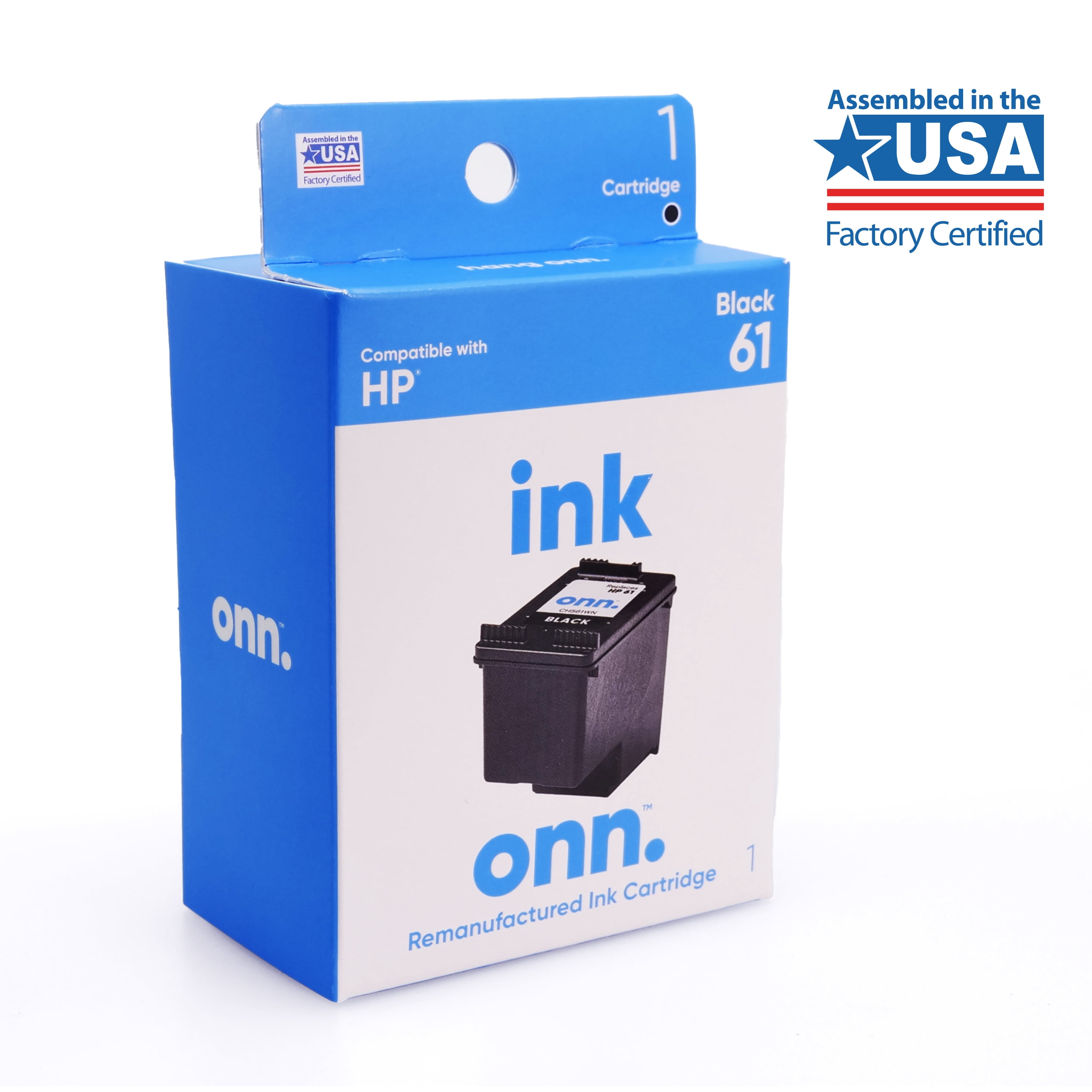 Buy ONN HP 61 Black Inkjet Cartridge 