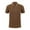 Coffee, variant on Aloohaidyvio Mens Short Sleeve Solid Stretch Cotton Pique Polo Shirt,Polo Shirts for Men Clearance