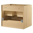 thumbnail image 5 of Modway Render 24" Wall-Mount Bathroom Vanity Cabinet (Sink Basin Not Included) in Oak, 5 of 8