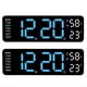 thumbnail image 1 of Reloj Electrónico Multifuncional Simple, Rectangular, con Fuente Grande, Despertador, Se Puede Colgar o Colocar de Pie B, 1 of 5