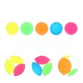 thumbnail image 1 of HAMPPLIES 12pcs Elastic Bouncy Ball for Kids in Assorted Color Suitable for Outdoor Games, 1 of 6
