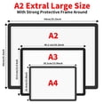 thumbnail image 2 of KOBAIBAN Magnetic A2 Light Pad, 3-Color Modes, 6-Level & Stepless Dimming, Tracing Light Board for Diamond Painting Drawing & Sketching - USB Powered, 2 of 10