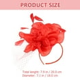 thumbnail image 2 of Fascinator Hat Flower Fascinator Headband Tea Party Hat Prom Banquet Headpiece, 2 of 8