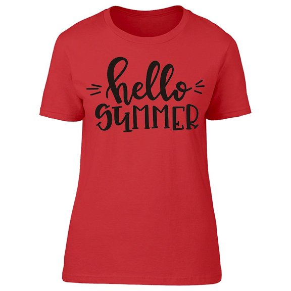 Welcome Smiley Summer Tee Women's -Image by Shutterstock