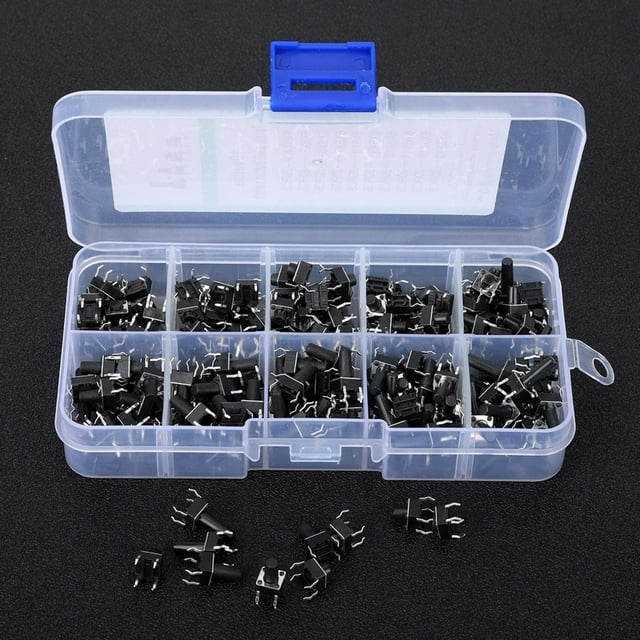 200pcs Switch, Industrial Accessory Micro Switch, Touch Switch For Various Types Of Plugs Other Equipment Digital Instruments Toys 200PCs