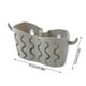 thumbnail image 3 of Advancent Estante para fregadero, esponja para jabón, escurridor de tela, cesta de almacenamiento, bolsa, soporte para grifo, soporte ajustable para Organizadores de utensilios de cocina gris Advancent HA8568-03, 3 of 6