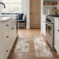 thumbnail image 2 of KUETH Kitchen Mats for Floor,Sets of 2 Non Slip Washable Abstract Kitchen Rugs 20"x32"+20"x48", Kitchen Runner Rug with Waterproof for Hallway, Laundry, Bathroon and Bedroom, 2 of 8