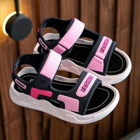 

Sandalias Para Bebe Boys Sandals Beautiful Boy Sandals Kids Keen Sandals Hiking Sandals Kids Comfy Kid Sandals Children s non- casual soft-soled sandals Pink 33