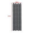thumbnail image 2 of Cortina Decorativa Casa Canela con Arillos Diseño Pantalla 213 x 93 cm Gris Oxford, 2 of 4