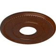 thumbnail image 3 of Ekena Millwork 12 1/2"OD x 3 7/8"ID x 3/4"P Bradford Ceiling Medallion (Fits Canopies up to 6 5/8"), Hand-Painted Burnished Mahogany Crackle, 3 of 6