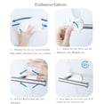 thumbnail image 3 of 5-Piece Self-Adhesive Kit for Bathroom & Kitchen - No Drilling Needed! Includes Toilet Paper Holder, Rings, Hooks & Rails Stainless Steel Towel Holder Set, 3 of 5