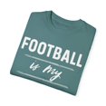 thumbnail image 3 of Football Is My Favorite Season Auburn | Game Day | Sunday Funday | Alabama | Football Mom Unisex Garment-Dyed T-shirt, 3 of 4