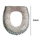 thumbnail image 2 of Dinheiro - Funda cálida para asiento de inodoro, lavable, alfombrilla para taburete con cremallera, 2 of 5