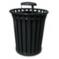 thumbnail image 2 of Witt Industries WC3600-RC-GN Receptacle with rain cover lid and plastic liner- green, 2 of 3