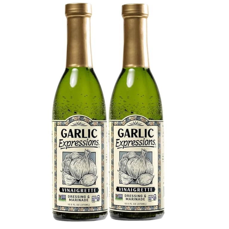 Garlic Expressions Classic Vinaigrette Salad Dressing, 12.5 OZ Pack of 2,  Apple Cider Vinegar Marinade - Walmart.com