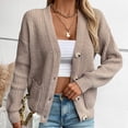 thumbnail image 2 of fatyb Cardigan Sweater for Women Lightweight Casual Long Sleeve Knit Open Front Crochet Cardigans Jackets, 2 of 7