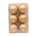thumbnail image 1 of 6Pcs Christmas Balls Festive Exquisite Decorative Glittery  Tree Letter Color Painted Balls Decor for Christmas, 1 of 8