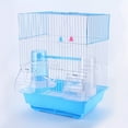 thumbnail image 2 of Youkk Plastic Transparent Bird Water Drinker Feeder For Clear Visibility Easy To And Clean Clear Blue, 2 of 6
