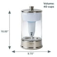 thumbnail image 4 of Zerowater 40 Cup Glass Water Dispenser with Filter and TDS Meter, 4 of 7