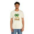 thumbnail image 5 of Gulf Coastal Zen Forgotten Coast Tiki Hut Parrot Palm Tress Beach Chair Sign T-shirt, 5 of 12
