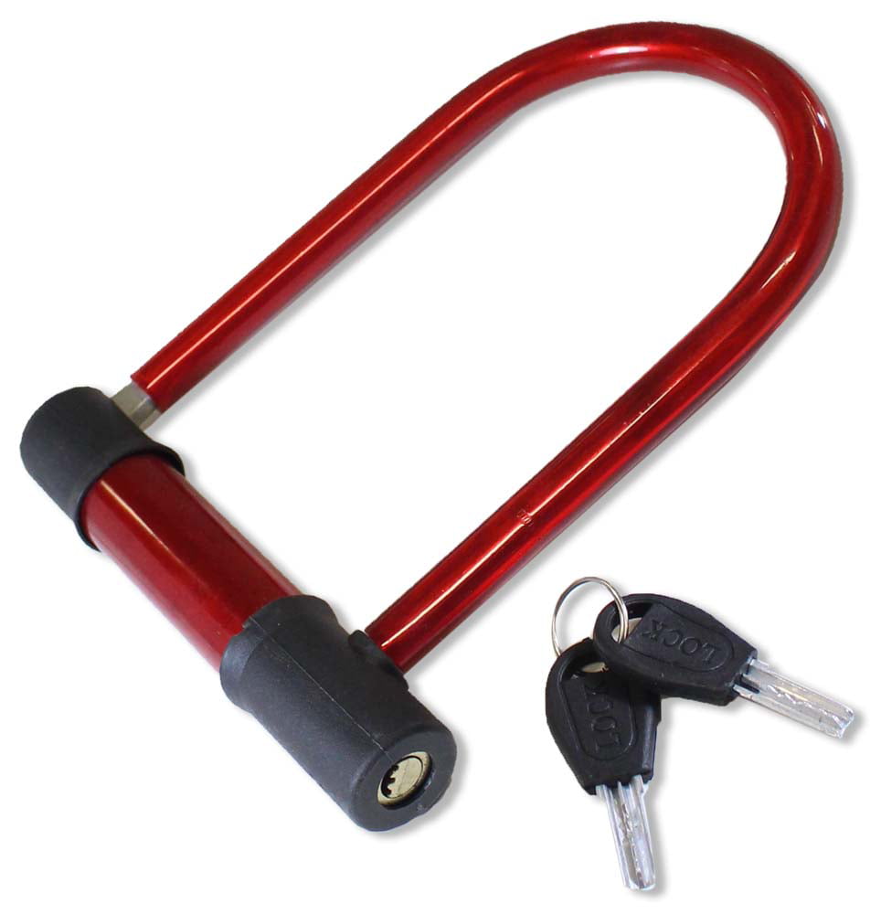 Master Lock Keyed U-lock With Carrier Bracket 2 Keys Bicycle Bike 8170D for sale online 