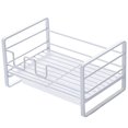thumbnail image 1 of Soporte para esponja para fregadero de cocina, accesorios organizadores para detergente y desinfectante de manos, color blanco, 1 of 3