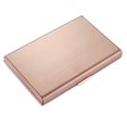 thumbnail image 3 of Tarjetero RFID de acero inoxidable para hombre y mujer, profesional, con nombre Oro rosa, 3 of 9