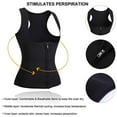 thumbnail image 5 of LingStar Women Neoprene Zipper Suit Waist Trainer Vest for Weightloss Hot Thermal Corset, 5 of 7