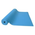 thumbnail image 2 of Fitvids 1/4-Inch High Density Thick Non Slip Workout Yoga Mat with Carry Strap, Blue, 2 of 4