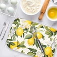 thumbnail image 7 of Serving Trays with Handles, 14.5 x 9.8 inch Rectangular Plastic Tray for Restaurant, Kitchen, Lemon And Lemon, 7 of 7