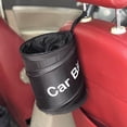 thumbnail image 4 of Visland Car Trash Can Foldable Design with Fastener Tape Large Capacity Easy Installation Collapsible Rubbish Bin Garbage Holder, 4 of 8