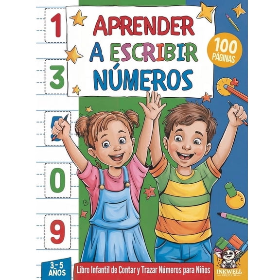 Libros Preescolares en Español Aprender a Escribir Números: Libro Infantil de Contar y Trazar Números para Niños, (Paperback)