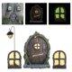 thumbnail image 1 of Miniatura Fairy Garden Gnome House Ventana y puerta Elf Home for Art Garden Escultura Estatuas Decoración para habitación de Accesorios CUTICAT Puerta de hadas en miniatura, 1 of 8