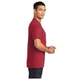 thumbnail image 3 of Port & Company Men's Core Blend Classic Pocket T-Shirt Red 3X-Large, 3 of 4