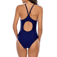 thumbnail image 2 of Zando Womens Swimsuit for Womens One Piece Bathing Suits Navy Vintage Slimming Swimsuits XL, 2 of 6