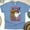 CarolinaBlue, variant on Ghouls Just Wanna Have Fun Ghost Pumpkin Gamer Halloween T-Shirt, Heliconia, Size S