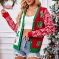 thumbnail image 4 of Zhanying Knit Sweater Knit Cold Weather Christmas Outfit Plus Size Festive Holiday Pullover Sweater, 4 of 7